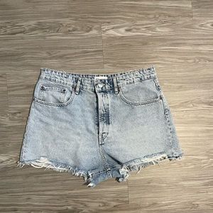 Zara blue high waisted shorts!